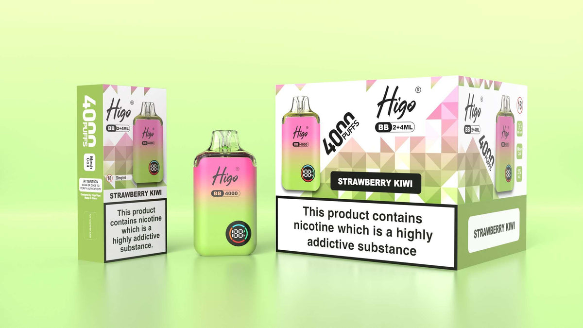Higo BB 4000 Prefilled Pod Vape Kit Box of 5