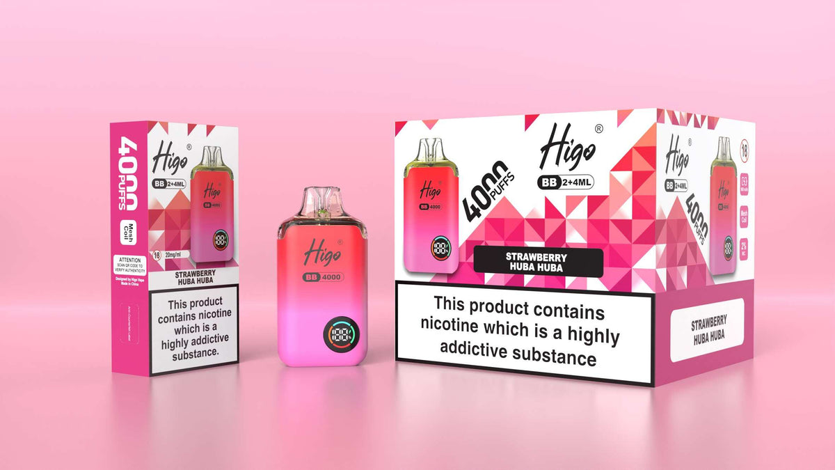 Higo BB 4000 Prefilled Pod Vape Kit Box of 5
