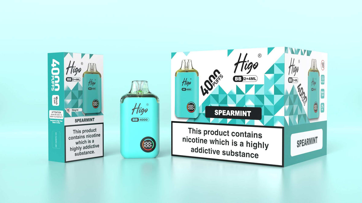 Higo BB 4000 Prefilled Pod Vape Kit Box of 5