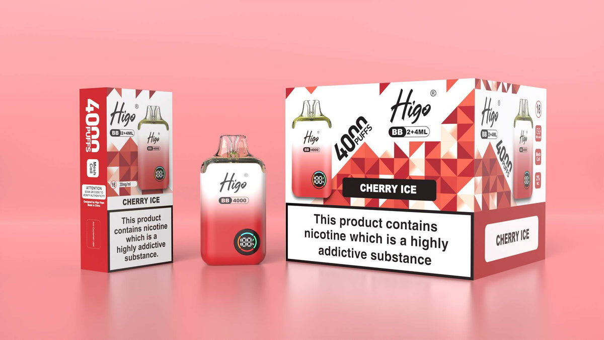 Higo BB 4000 Prefilled Pod Vape Kit Box of 5