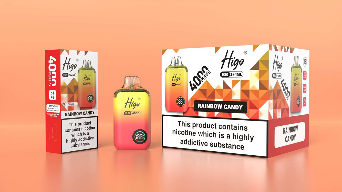 Higo BB 4000 Prefilled Pod Vape Kit Box of 5