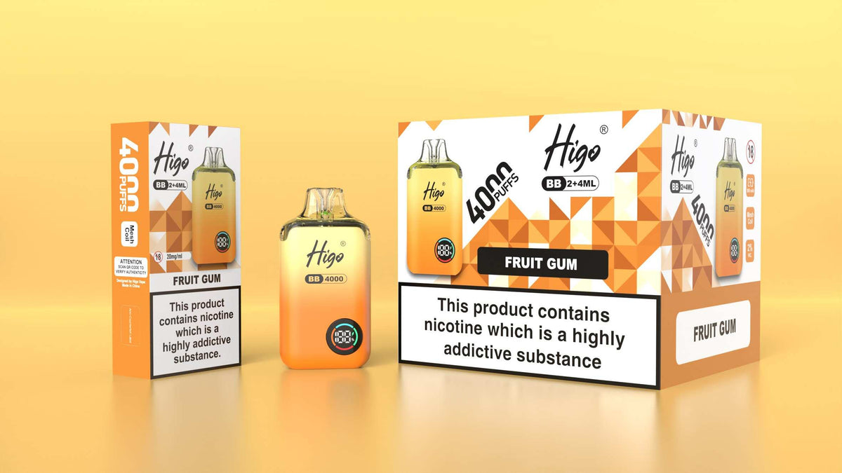 Higo BB 4000 Prefilled Pod Vape Kit Box of 5