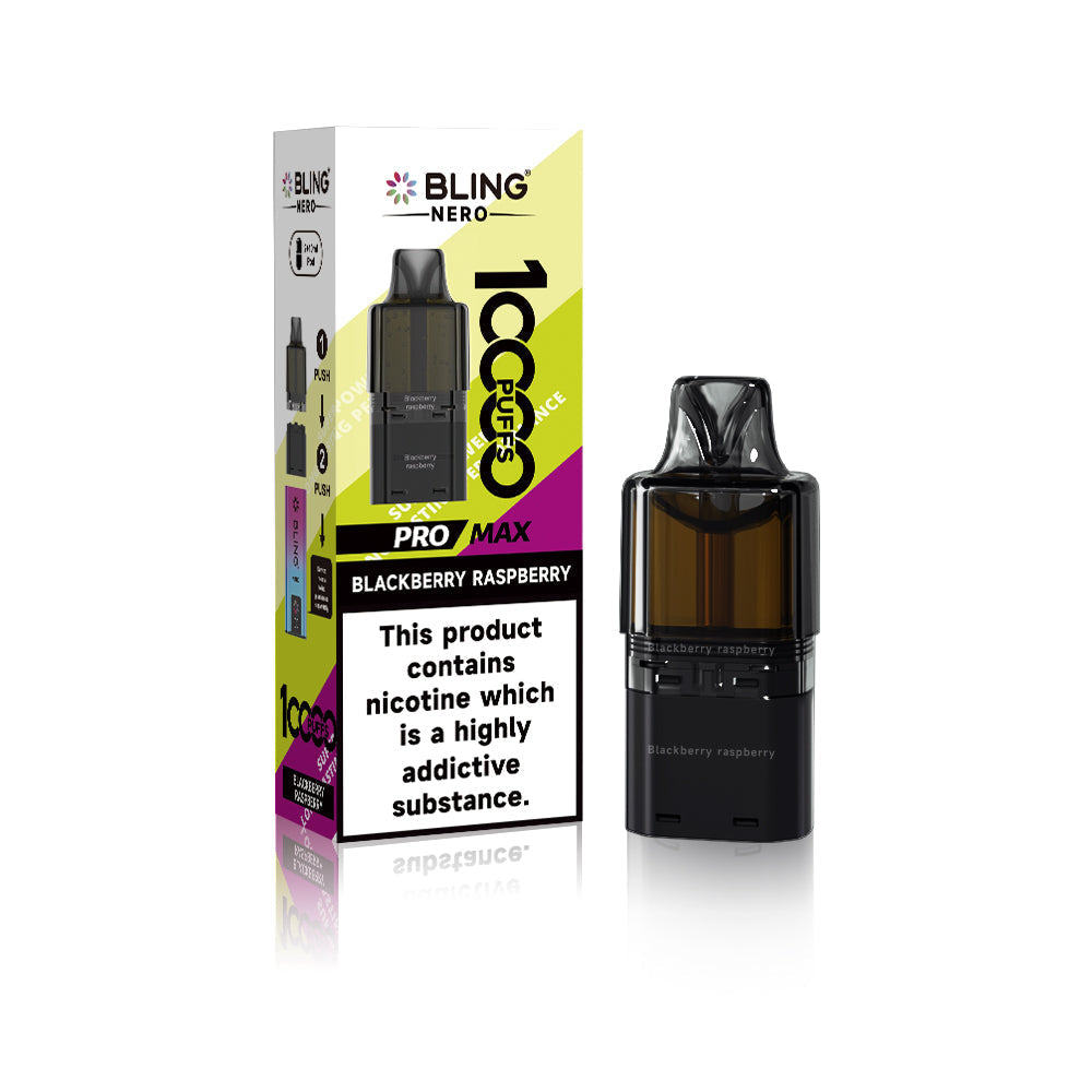 Crystal Bling Nero 10k Prefilled Pods