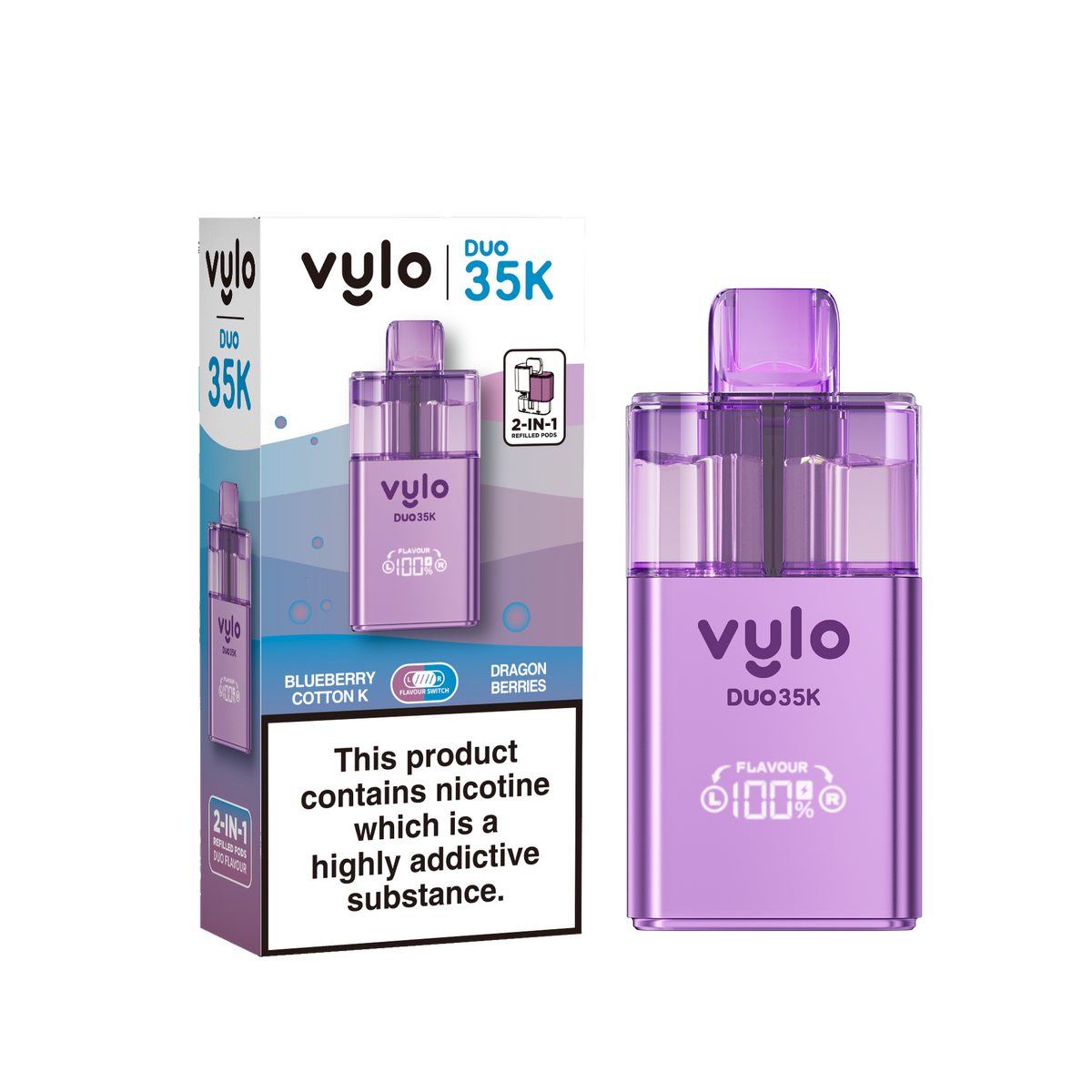 Vylo Duo 35k Prefilled Pod Kit Box of 5