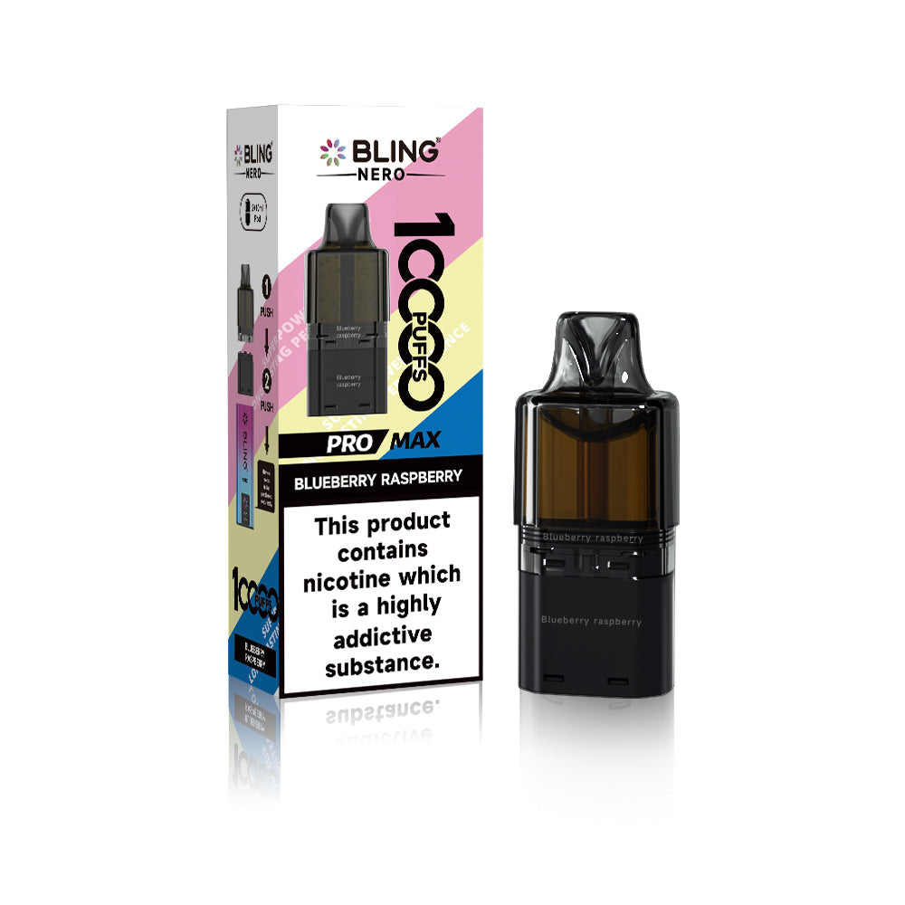 Crystal Bling Nero 10k Prefilled Pods