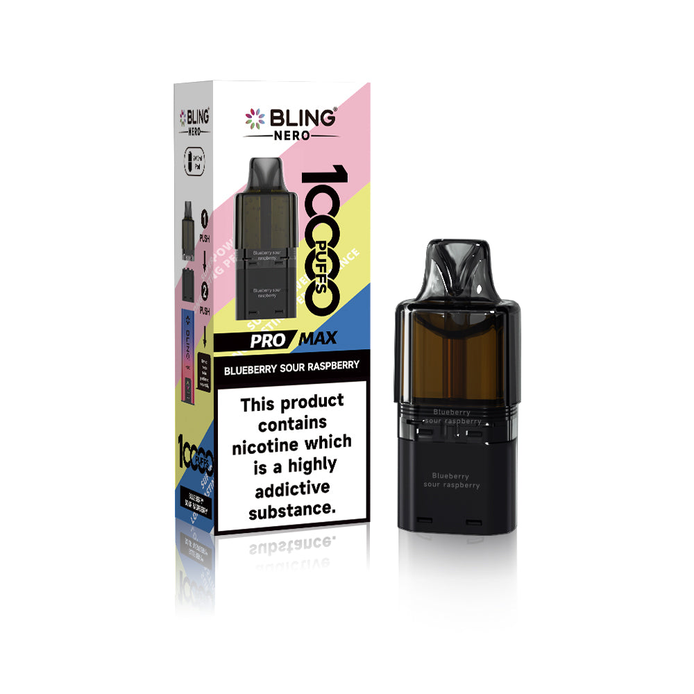 Crystal Bling Nero 10k Prefilled Pods