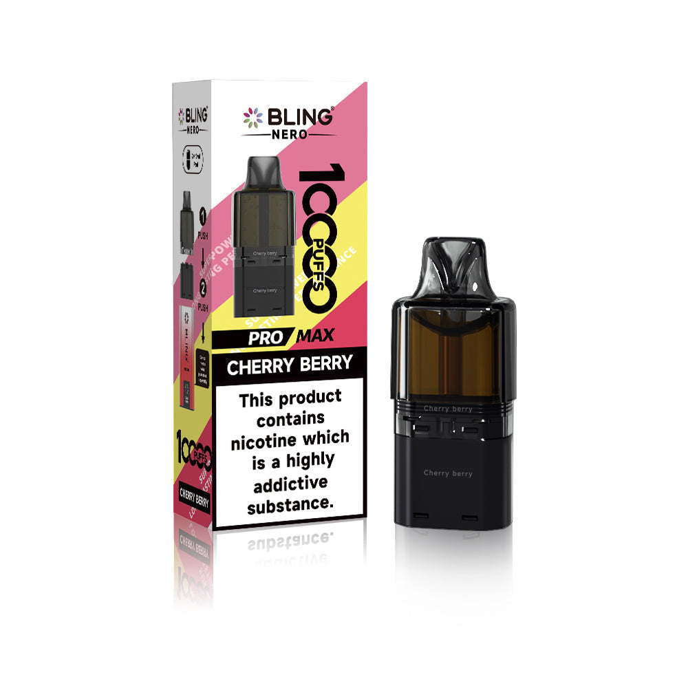 Crystal Bling Nero 10k Prefilled Pods