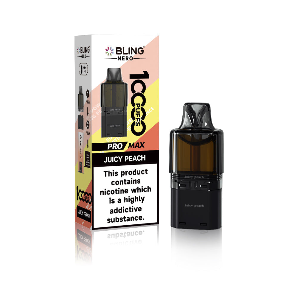 Crystal Bling Nero 10k Prefilled Pods