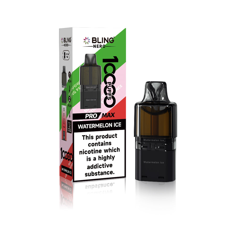 Crystal Bling Nero 10k Prefilled Pods