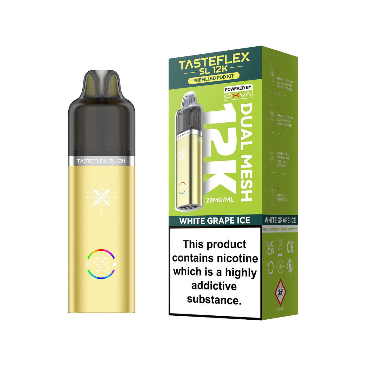 Oxva Tasteflex SL 12k Prefilled Pod Kit