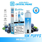 buy Aura Bar 10000 Disposable Vape By Crystal Prime - Pack of 5 at Wolfvapes.co.uk