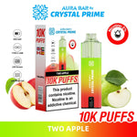 buy Aura Bar 10000 Disposable Vape By Crystal Prime at Wolfvapes.co.uk