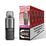 bulk wholesale Bloody Bar Crystal 10k Replacement Pods Pack of 5 - Strawberry Blast