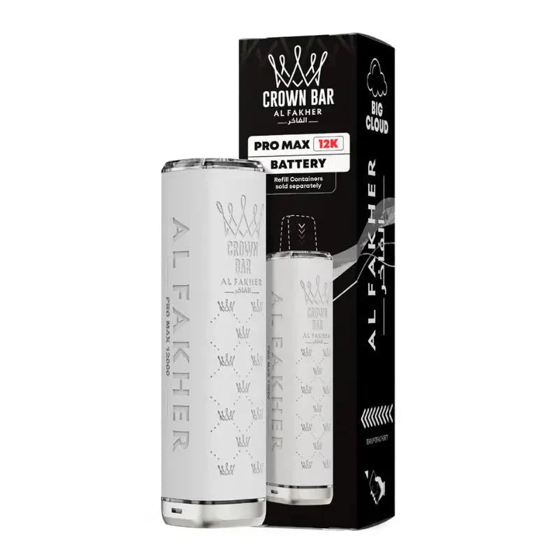 bulk wholesale Al Fakher 12K Pro Max Prefilled Pod Vape Box of 5 - White