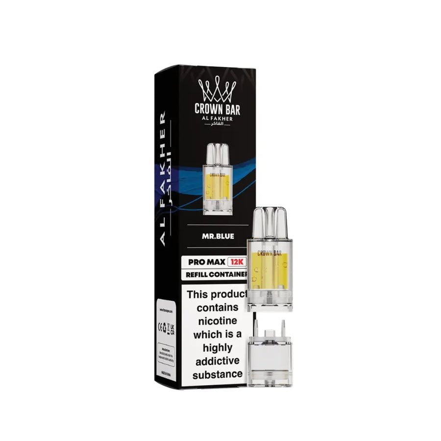 bulk wholesale Al Fakher Pro Max 12k Replacement Pods Box of 5 - Banana Ice