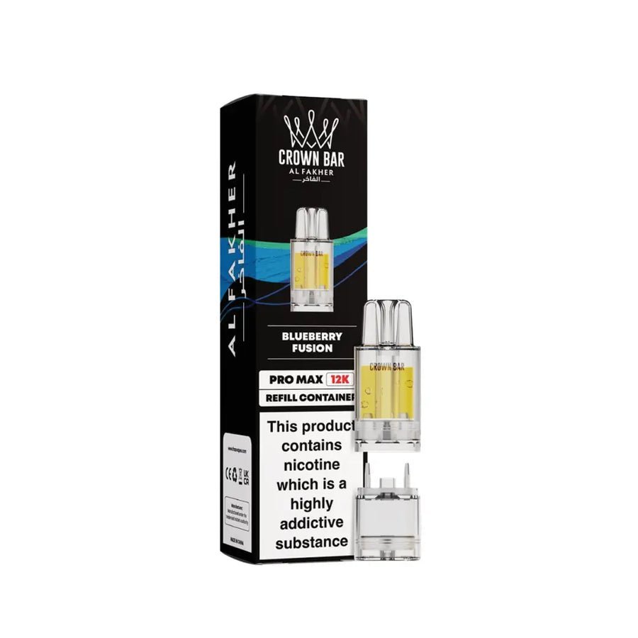 bulk wholesale Al Fakher Pro Max 12k Replacement Pods Box of 5 - Banana Ice