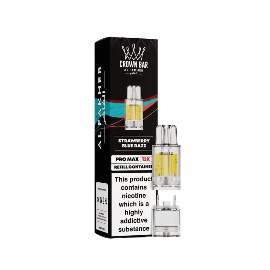 bulk wholesale Al Fakher Pro Max 12k Replacement Pods Box of 5 - Banana Ice