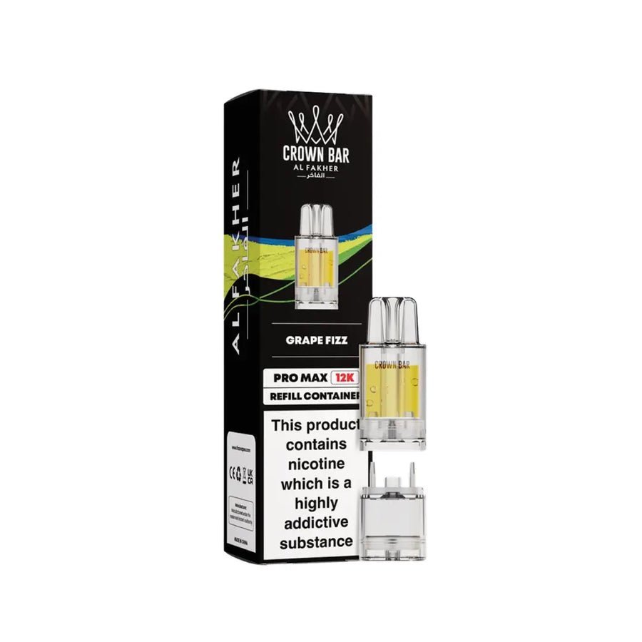 bulk wholesale Al Fakher Pro Max 12k Replacement Pods Box of 5 - Banana Ice