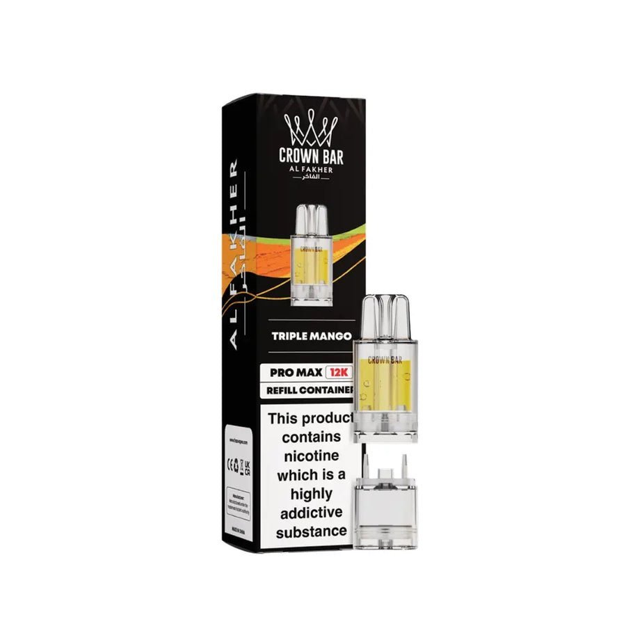 bulk wholesale Al Fakher Pro Max 12k Replacement Pods Box of 5 - Banana Ice