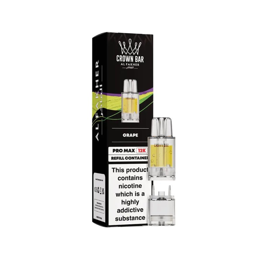 bulk wholesale Al Fakher Pro Max 12k Replacement Pods Box of 5 - Banana Ice