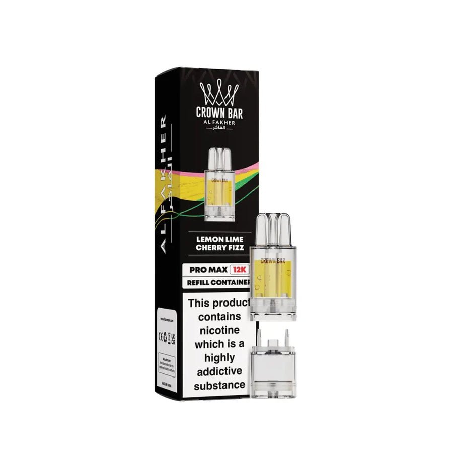 bulk wholesale Al Fakher Pro Max 12k Replacement Pods Box of 5 - Banana Ice