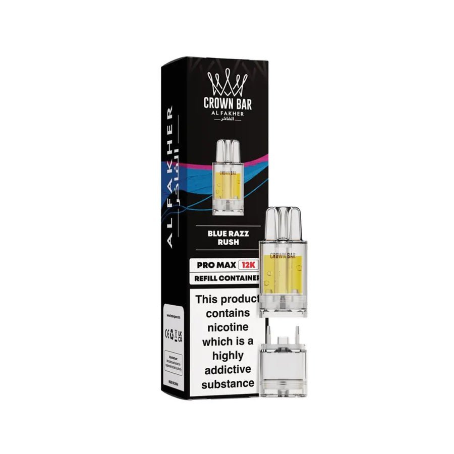 bulk wholesale Al Fakher Pro Max 12k Replacement Pods Box of 5 - Banana Ice
