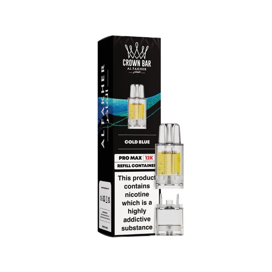 bulk wholesale Al Fakher Pro Max 12k Replacement Pods Box of 5 - Banana Ice