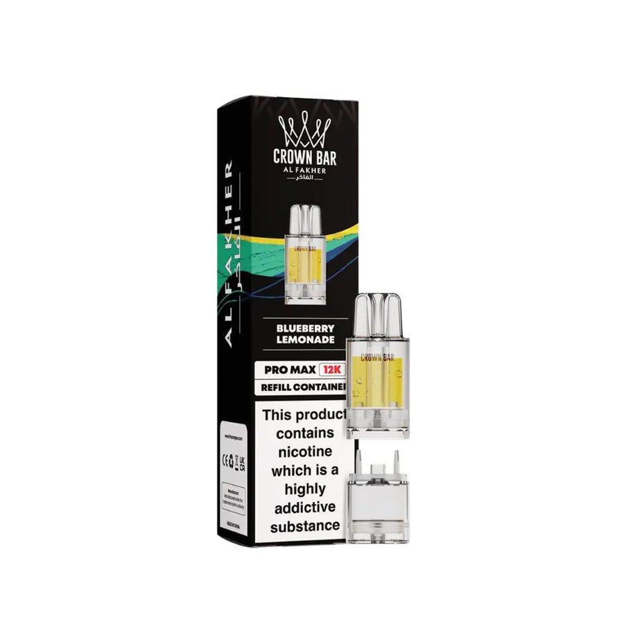 bulk wholesale Al Fakher Pro Max 12k Replacement Pods Box of 5 - Banana Ice