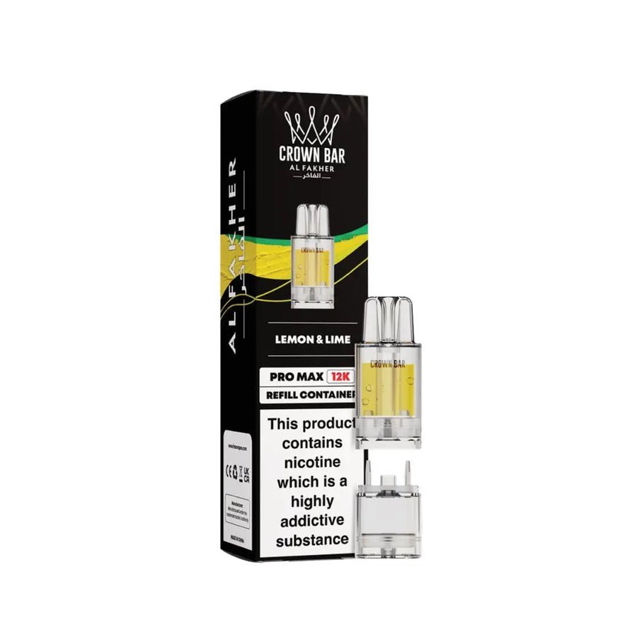 bulk wholesale Al Fakher Pro Max 12k Replacement Pods Box of 5 - Banana Ice
