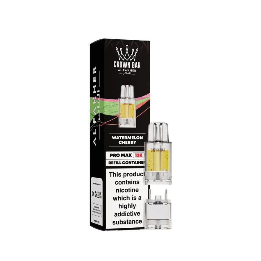 bulk wholesale Al Fakher Pro Max 12k Replacement Pods Box of 5 - Banana Ice