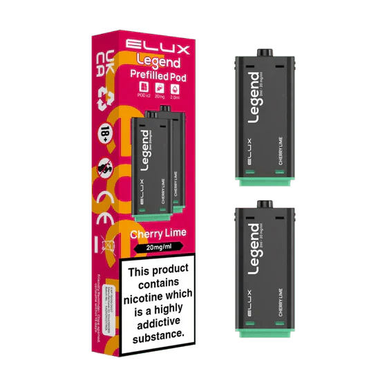 bulk wholesale Elux Legend 1500 Replacement Pods Pack of 2 - Cherry Lime