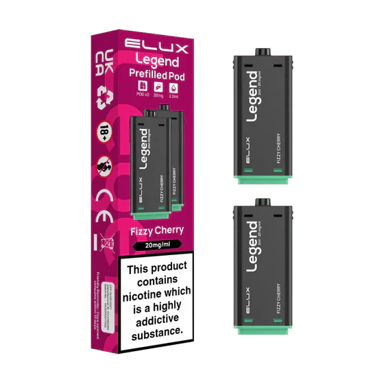 bulk wholesale Elux Legend 1500 Replacement Pods Pack of 2 - Fizzy Cherry