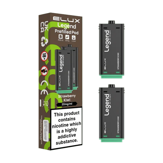 bulk wholesale Elux Legend 1500 Replacement Pods Pack of 2 - Strawberry Kiwi