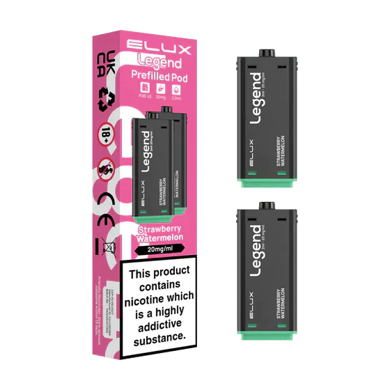 bulk wholesale Elux Legend 1500 Replacement Pods Pack of 2 - Strawberry Watermelon