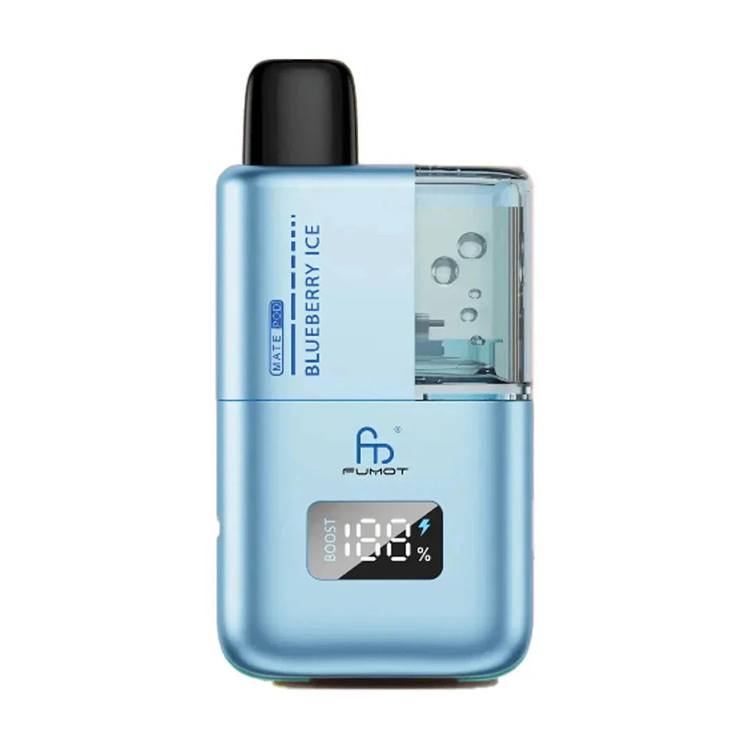 bulk wholesale Fumot Mate 10k Prefilled Pod Vape Kit Box of 5 - Blue Razz Lemonade