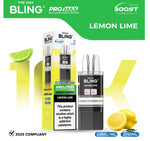 bulk wholesale The Bling 10k Pro Max Replacement Pods (BOX OF 5) - Lemon Lime