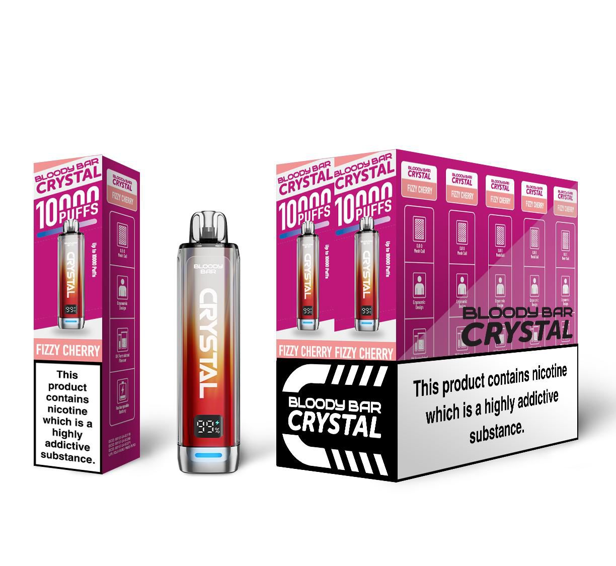 Bloody Bar Crystal 10K Vape Kit Bloody Bar Crystal 10K Vape Kit