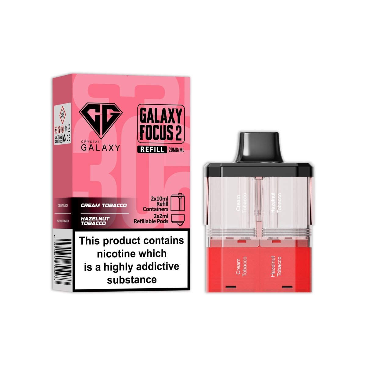buy Crystal Galaxy Focus 2 Replacement Pods at Wolfvapes.co.uk
