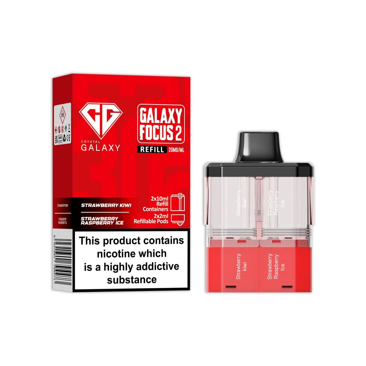 buy Crystal Galaxy Focus 2 Replacement Pods at Wolfvapes.co.uk