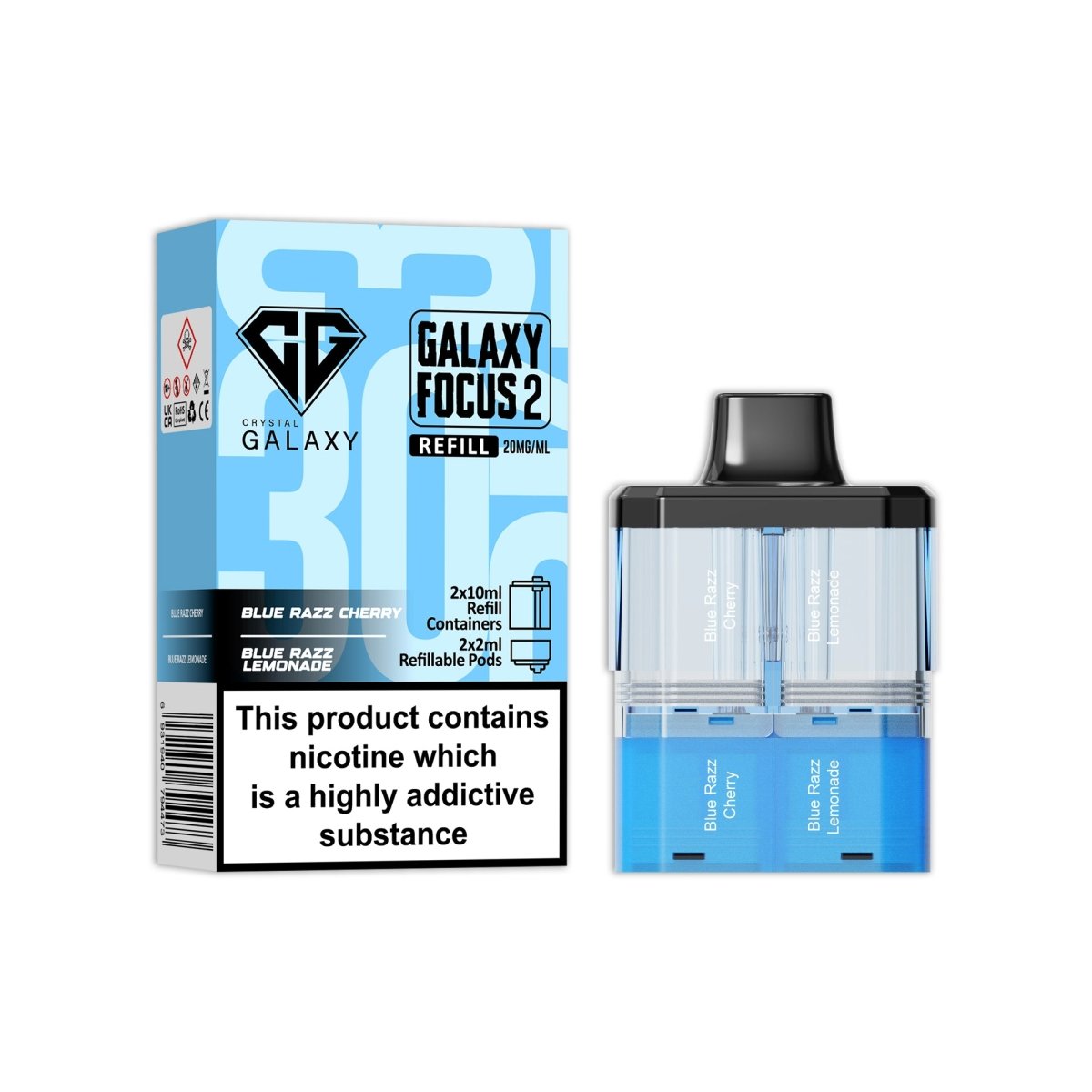 buy Crystal Galaxy Focus 2 Replacement Pods at Wolfvapes.co.uk