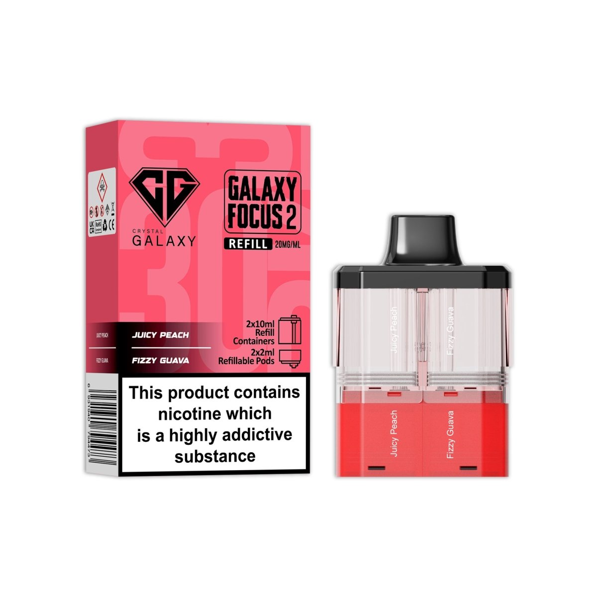 buy Crystal Galaxy Focus 2 Replacement Pods at Wolfvapes.co.uk