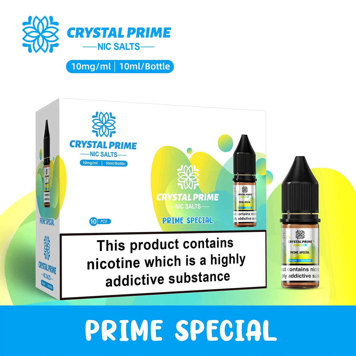 buy Crystal Prime 7000 Nic Salts 10ml E - liquids at Wolfvapes.co.uk