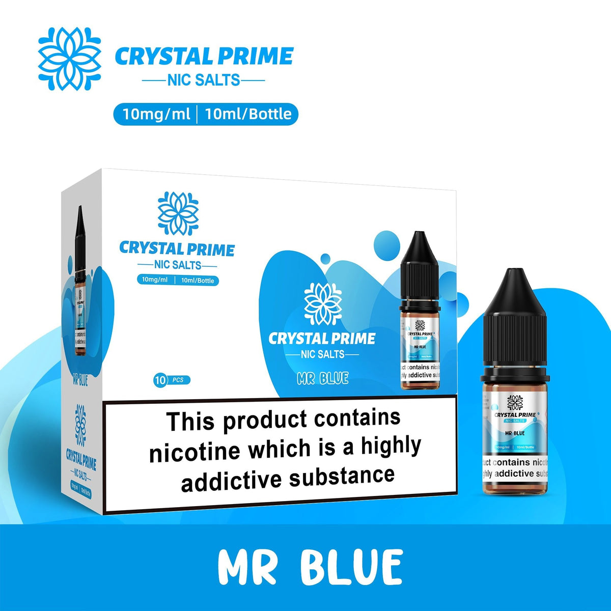 buy Crystal Prime 7000 Nic Salts 10ml E - liquids at Wolfvapes.co.uk