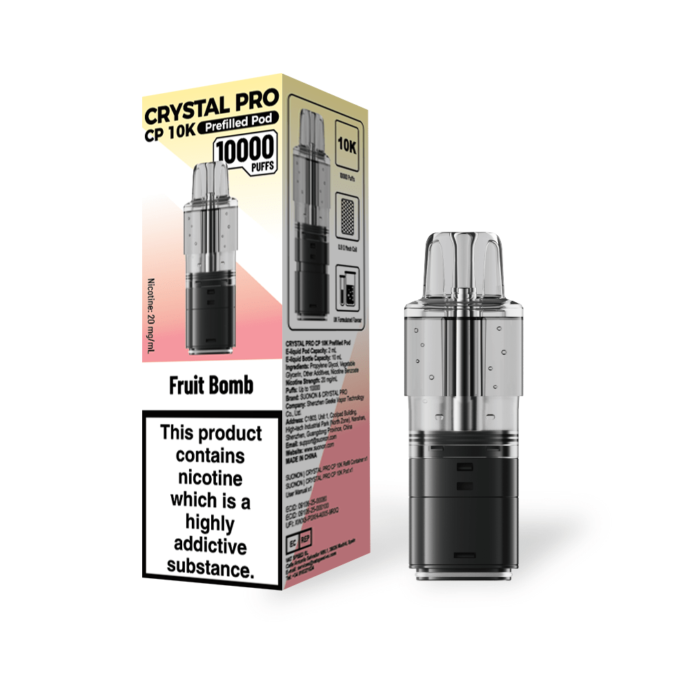 buy Crystal Pro CP 10k Replacement Pods Box of 5 at Wolfvapes.co.uk