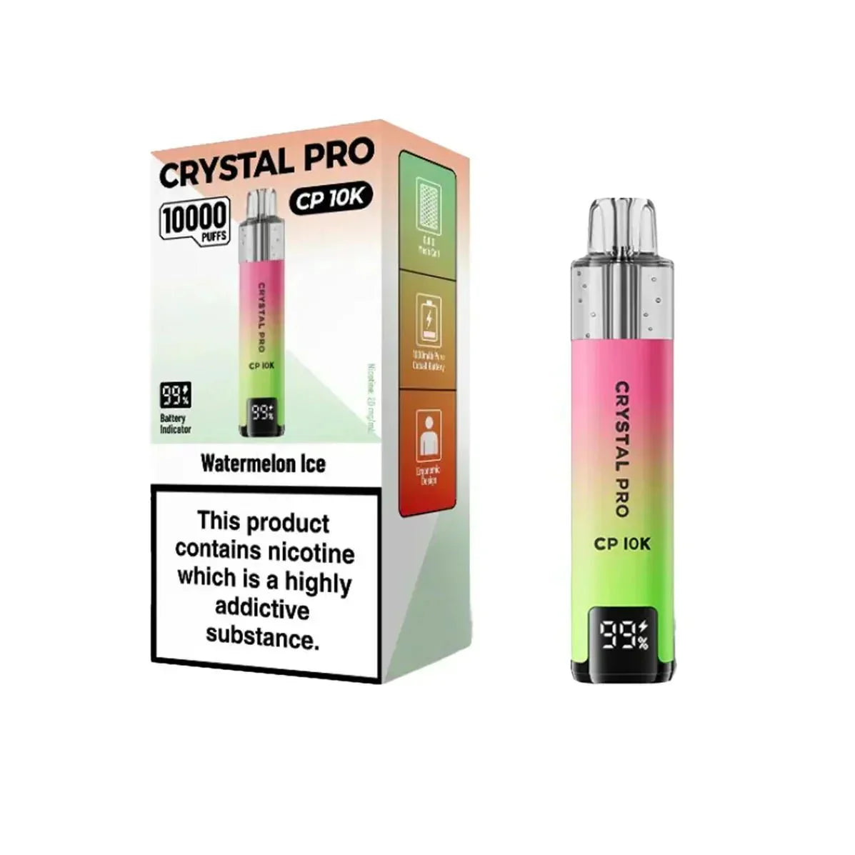 buy Crystal Pro CP10000 Prefilled Pod Kit Box of 5 at Wolfvapes.co.uk
