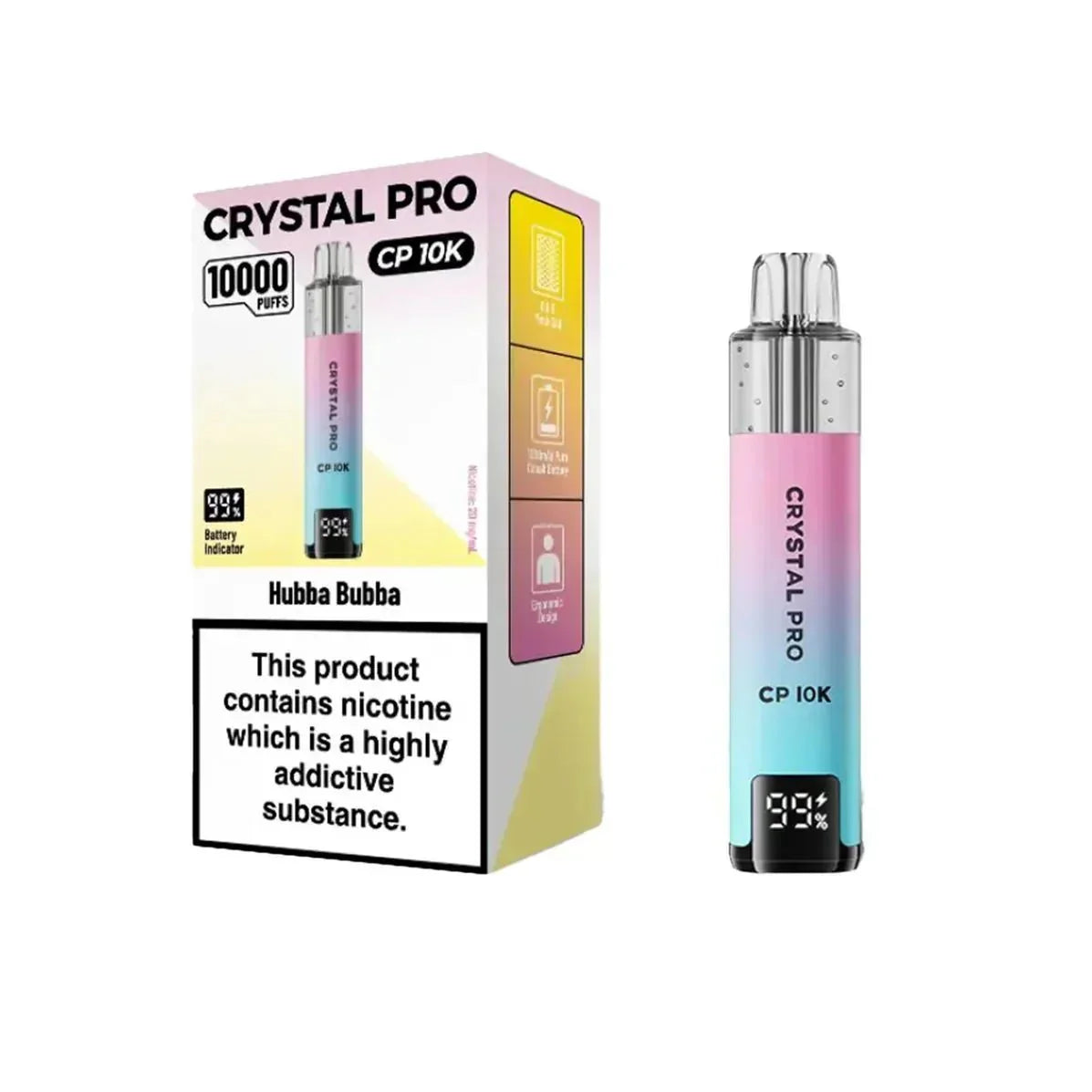 Crystal Pro CP10000 Prefilled Pod Kit Box of 5 Crystal Pro CP10000 Prefilled Pod Kit Box of 5