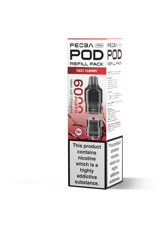 buy Feoba Pro 6000 Replacement Pods Box of 5 at Wolfvapes.co.uk
