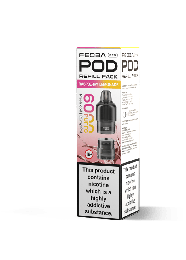 buy Feoba Pro 6000 Replacement Pods Box of 5 at Wolfvapes.co.uk
