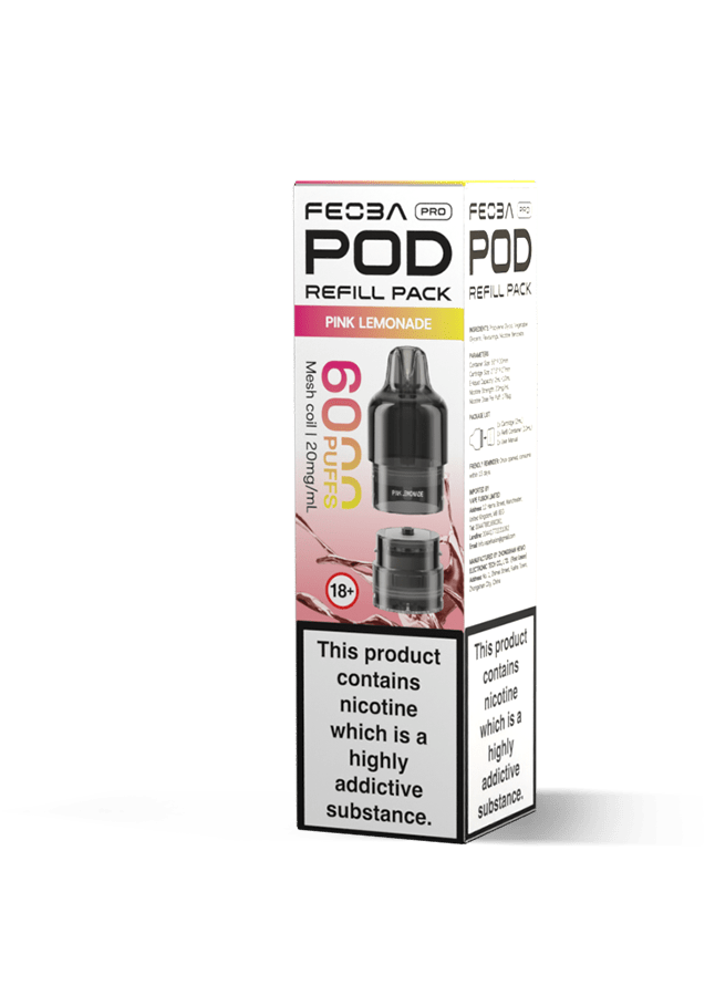 buy Feoba Pro 6000 Replacement Pods Box of 5 at Wolfvapes.co.uk