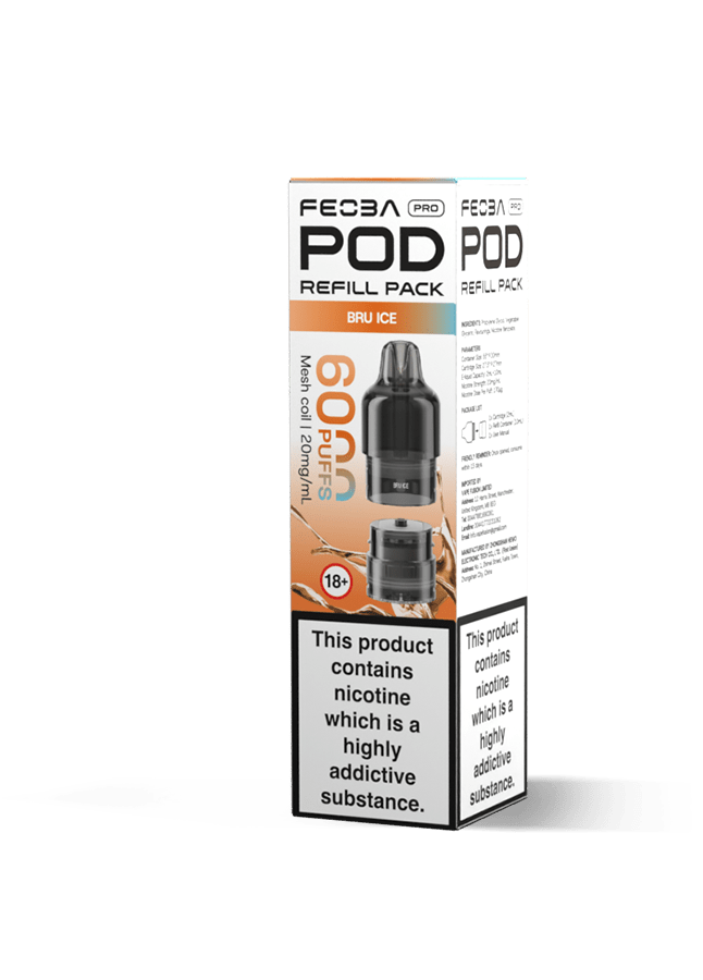 buy Feoba Pro 6000 Replacement Pods Box of 5 at Wolfvapes.co.uk